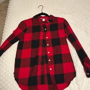 Buffalo Plaid Red and Black Flannel